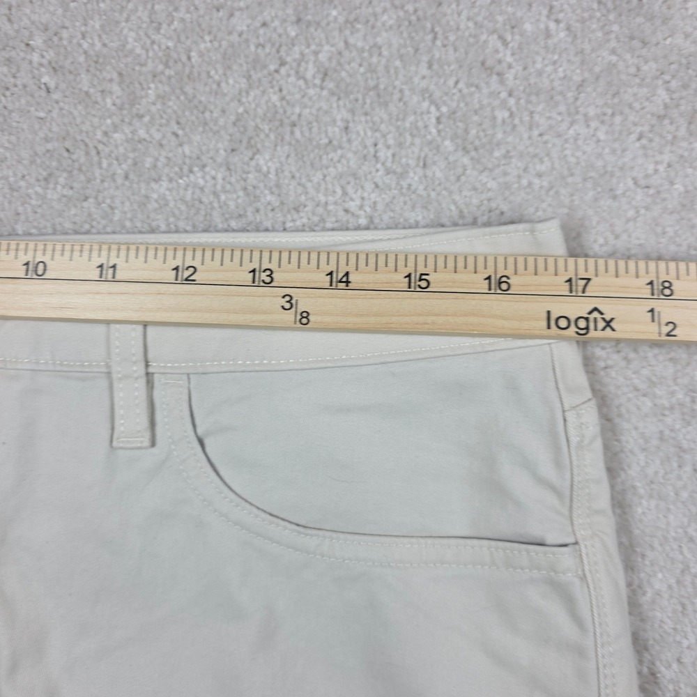 Flint And Tinder Pants Mens 34x30 Cream Twill Slim Fit Straight Leg 5-Pocket - Picture 8 of 8